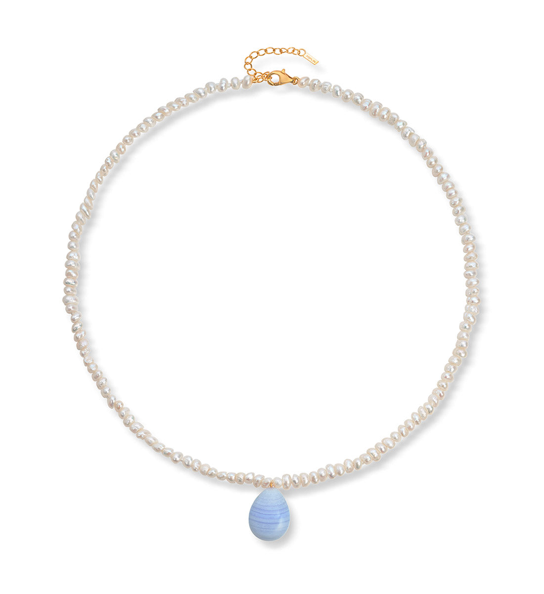 PETITE BAROQUE BLONDE AGAT NECKLACE